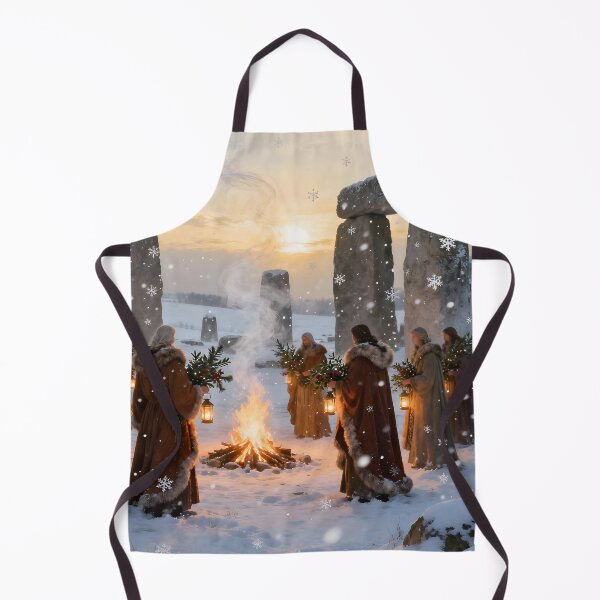 Item preview, Druids in Stonehenge. Yule. Winter Solstice. designed and sold by SoniaSarkali.