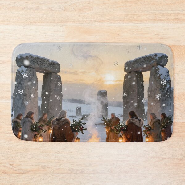 Item preview, Druids in Stonehenge. Yule. Winter Solstice. designed and sold by SoniaSarkali.