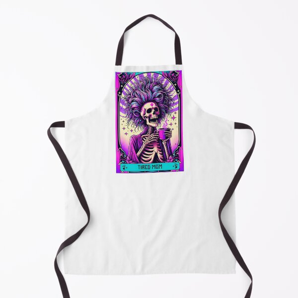 Item preview, Bone-Tired Mama Tarot Skeleton Apparel & Home Decor designed and sold by Compass and a Camera.