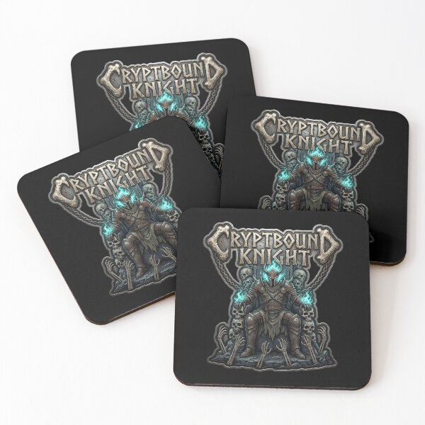 Item preview, Death Metal Shirt - Cryptbound Knight on Skull Throne designed and sold by NickPositron.