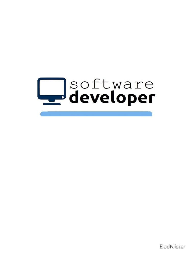 Thumbnail 4 of 4, Graphic T-Shirt, Software Developer designed and sold by BadMister.