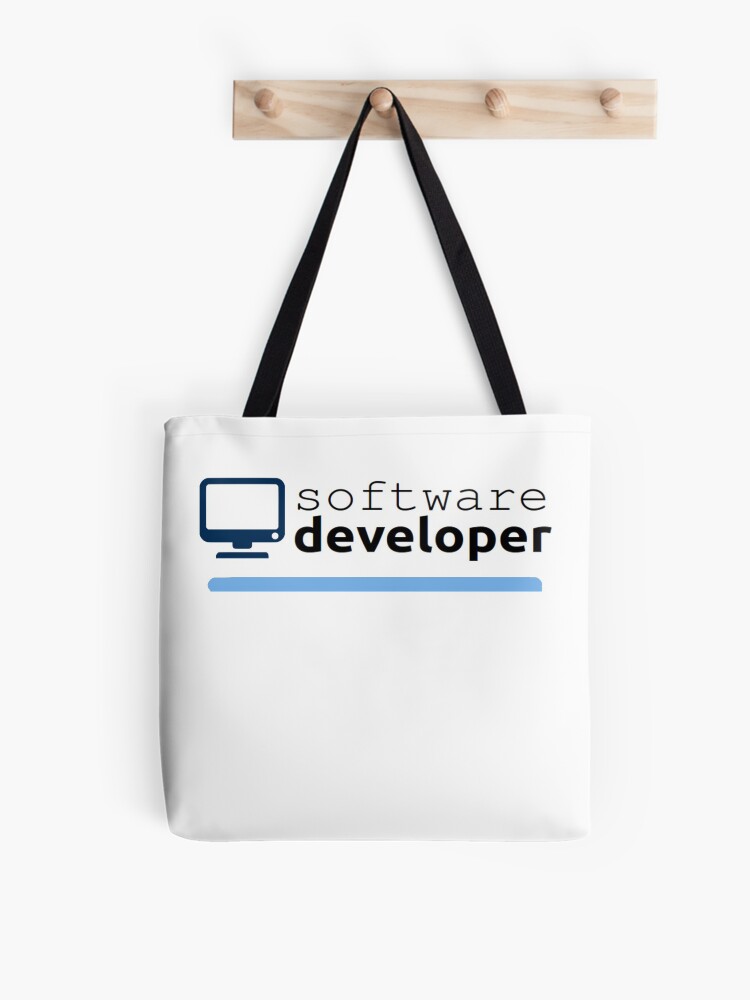 Thumbnail 1 of 2, Tote Bag, Software Developer designed and sold by BadMister.