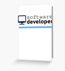 Software Developer Greeting Card