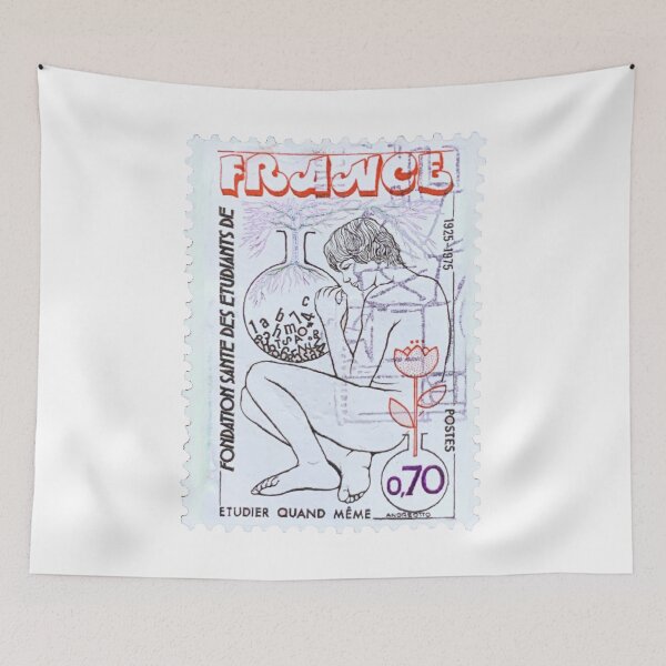Item preview, French 50 Years Study Vintage Postage Stamp designed and sold by red-amber65.
