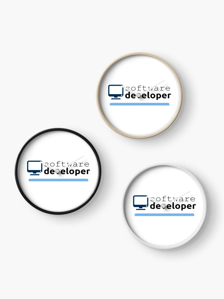 Thumbnail 3 of 4, Clock, Software Developer designed and sold by BadMister.