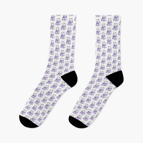 Item preview, Cute Baby Elephant with Flower - Purple Cartoon Animal Art designed and sold by RudArtAI.