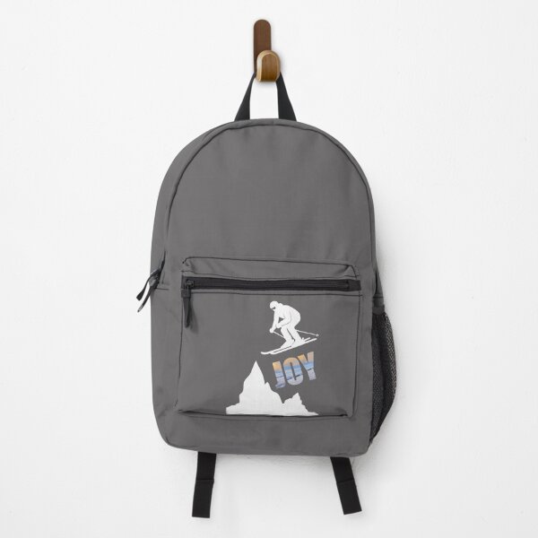 Item preview, Joy - Winter design with sunset, skier & mountain silhouette designed and sold by Katja LebenFreude.