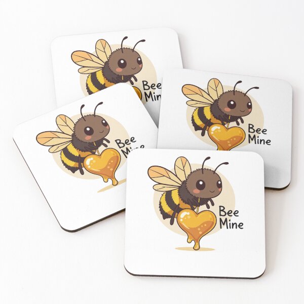 Item preview, Kawaii Bee Mine Bumblebee Valentine Gift Idea designed and sold by GrumpySableye.