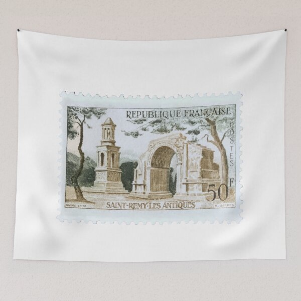 Item preview, Vintage French Saint Remy Postage Stamp designed and sold by red-amber65.
