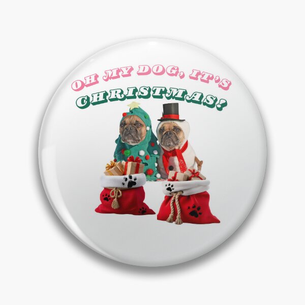 Item preview, Oh My Dog, It’s Christmas – Funny French Bulldog Holiday Design designed and sold by AnnZet.