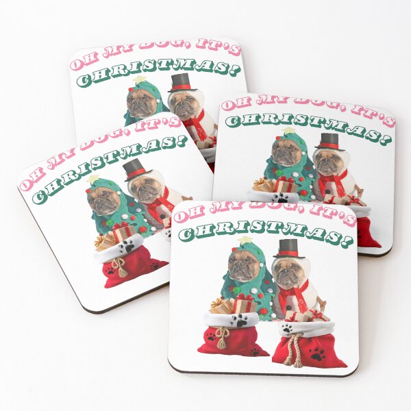 Item preview, Oh My Dog, It’s Christmas – Funny French Bulldog Holiday Design designed and sold by AnnZet.