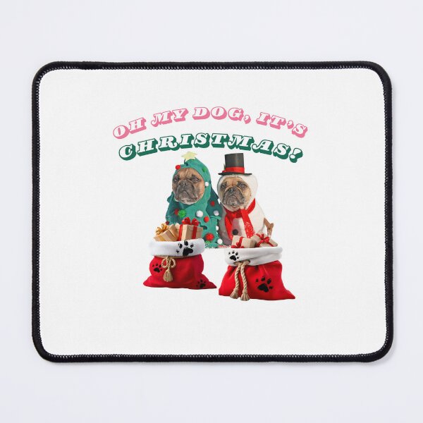 Item preview, Oh My Dog, It’s Christmas – Funny French Bulldog Holiday Design designed and sold by AnnZet.