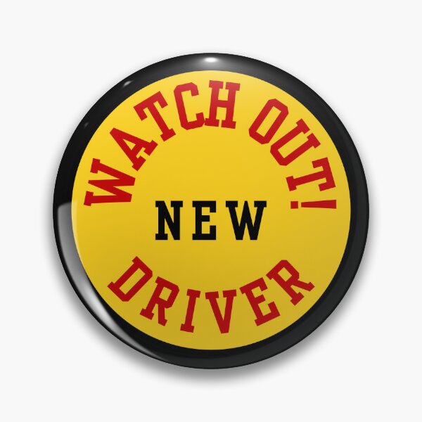 Item preview, DRIVERS SIGN, CAR, WATCH OUT!  NEW DRIVER  designed and sold by AASparksDesigns.