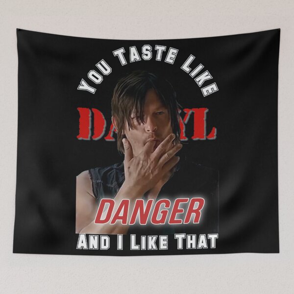 Item preview, D@ryl You taste like Danger and I like that (oil paint version) designed and sold by WednesdayAndYou.