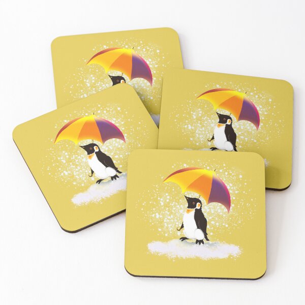 Item preview, Penguin with Umbrella designed and sold by GreenNBlue.