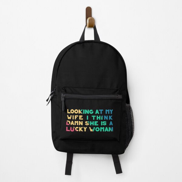 Item preview, Funny Quote – Looking At My Wife I Think Damn She’s A Lucky Woman designed and sold by karibov.