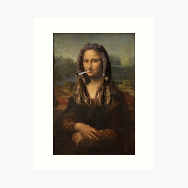 Mona Lisa Monalisa Bald Meme Photographic Print for Sale by