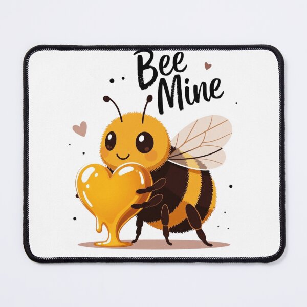 Item preview, Adorable Bee Mine Love Pun for Valentine’s Day designed and sold by GrumpySableye.