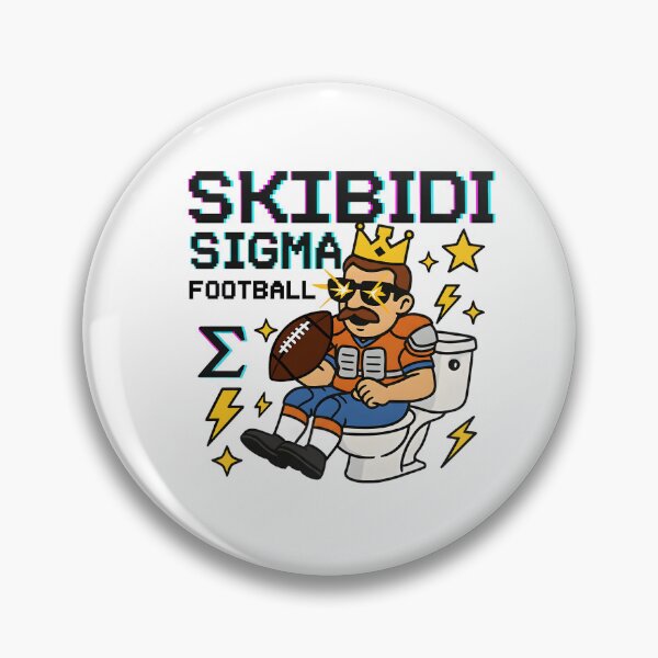 Item preview, Skibidi Sigma Football Infinite Rizz Art designed and sold by AnnDesignStudio.