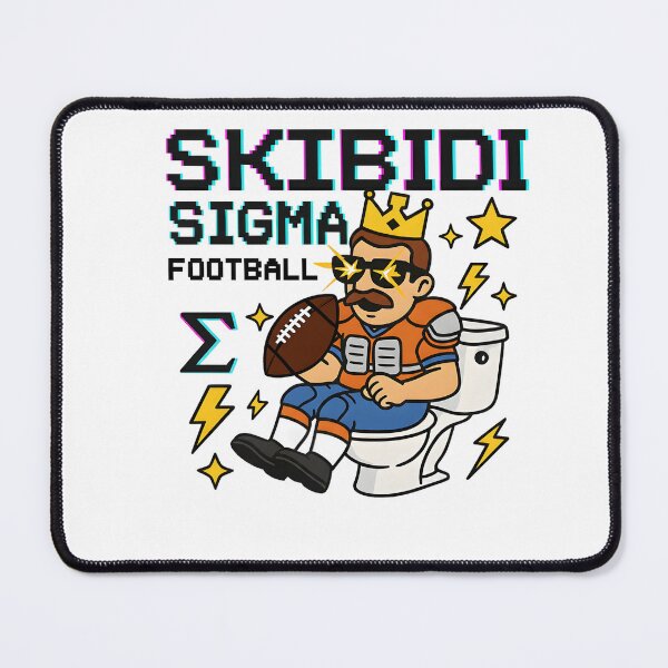 Item preview, Skibidi Sigma Football Infinite Rizz Art designed and sold by AnnDesignStudio.