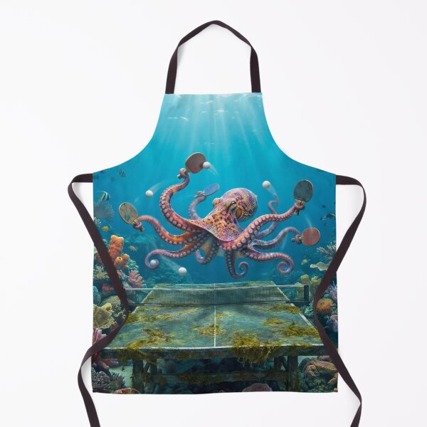 Item preview, Championship Table Tennis Playing Octopus  designed and sold by Tridentulus.