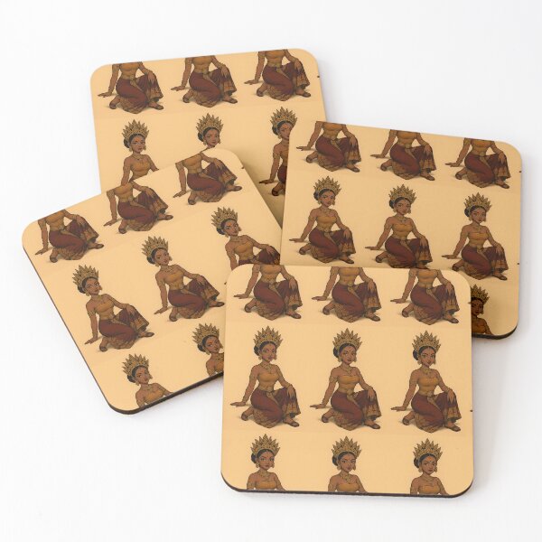 Item preview, Indonesian Majapahit pinup Girl Princess Queen designed and sold by SilkPinupStudio.