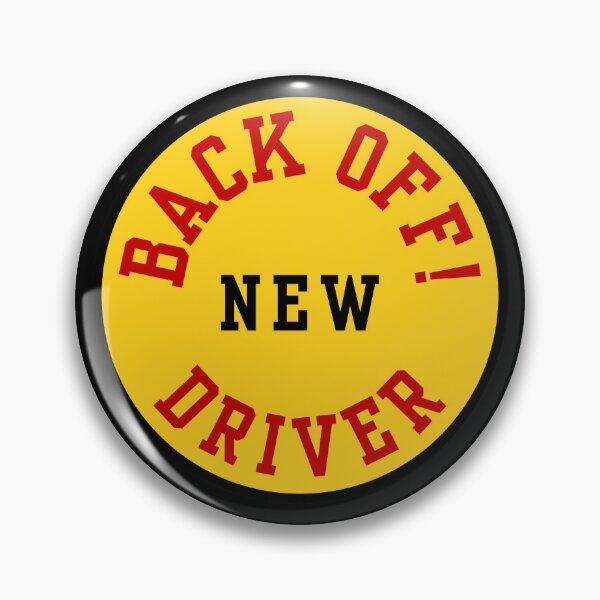 Item preview, DRIVERS SIGN, CAR, BACK OFF!  NEW DRIVER  designed and sold by AASparksDesigns.
