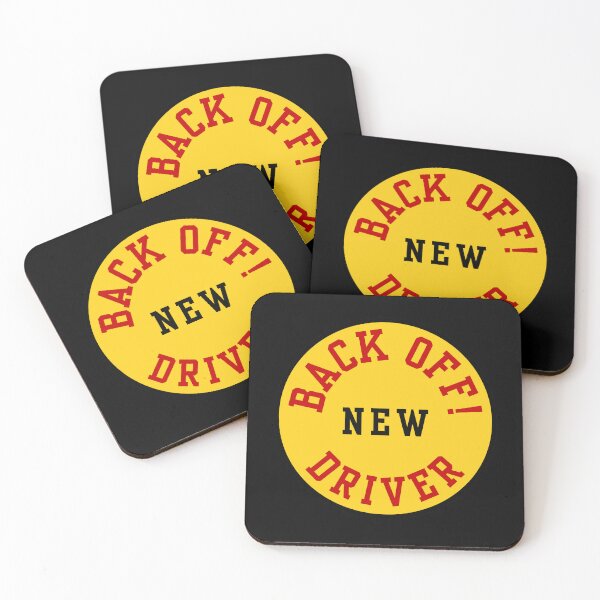 Item preview, DRIVERS SIGN, CAR, BACK OFF!  NEW DRIVER  designed and sold by AASparksDesigns.