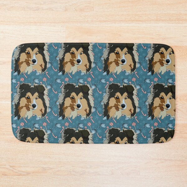 Item preview, Christmas pattern collie designed and sold by LeahcarsArt.