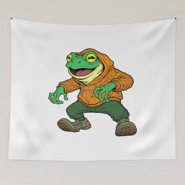 Item preview, Toad in hoodie designed and sold by krabbaraban.