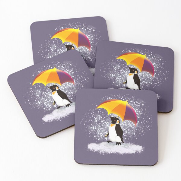 Item preview, Penguin with Umbrella designed and sold by GreenNBlue.