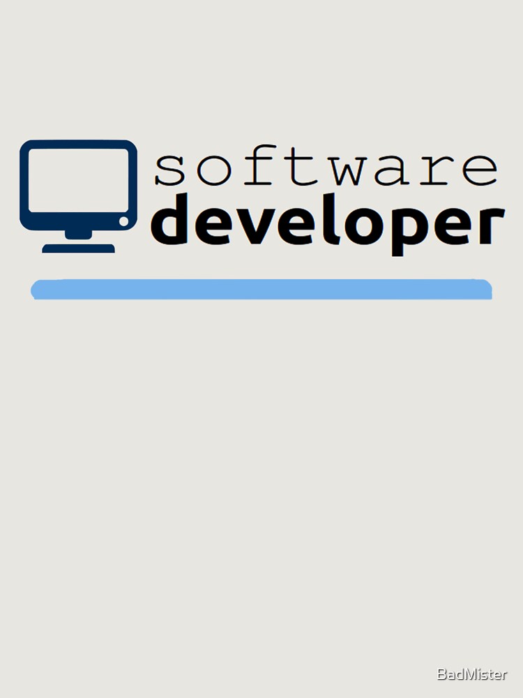 Thumbnail 6 of 6, Premium Oversized Sweatshirt, Software Developer designed and sold by BadMister.
