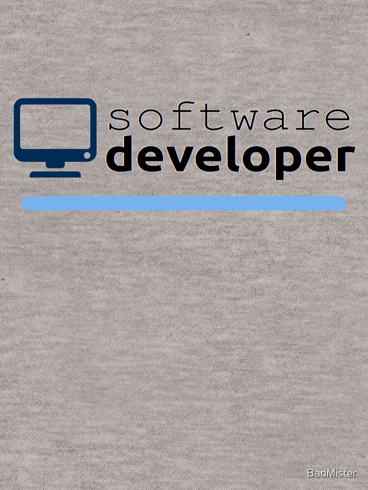 Thumbnail 6 of 6, Zipped Hoodie, Software Developer designed and sold by BadMister.
