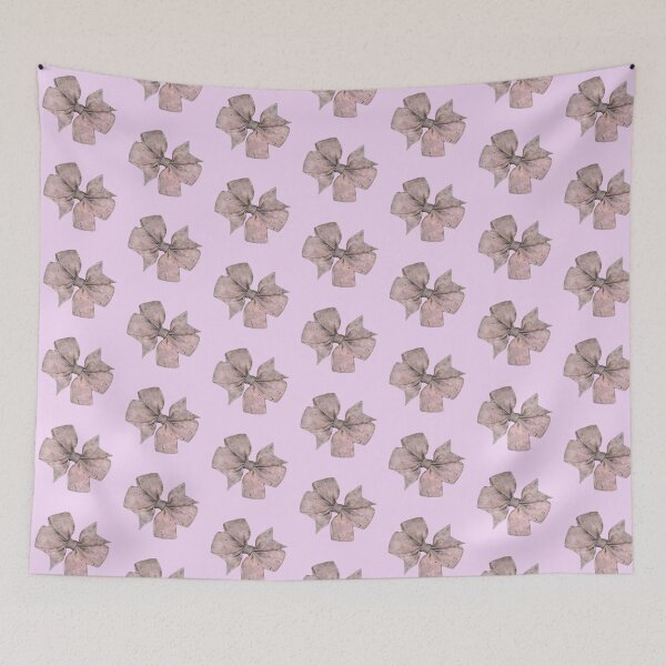 Item preview, grungy pink bow designed and sold by meuliasshop.