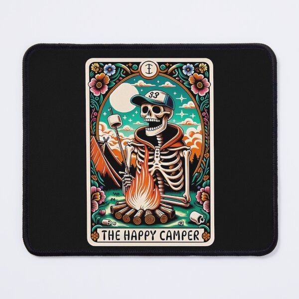Item preview, Happy Camper Tarot Card Apparel & Home Décor  designed and sold by Compass and a Camera.