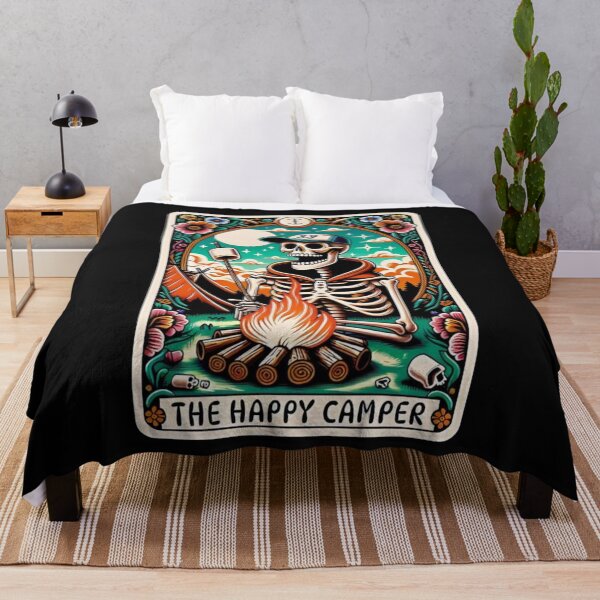 Item preview, Happy Camper Tarot Card Apparel & Home Décor designed and sold by Compass and a Camera.