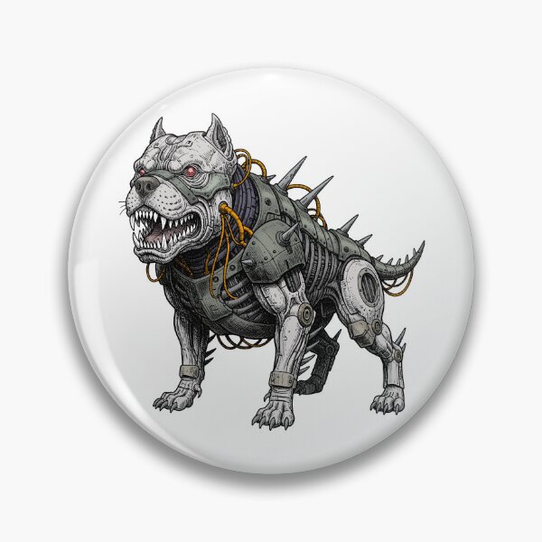 Item preview, The Cybernetic Pit Bull designed and sold by krabbaraban.