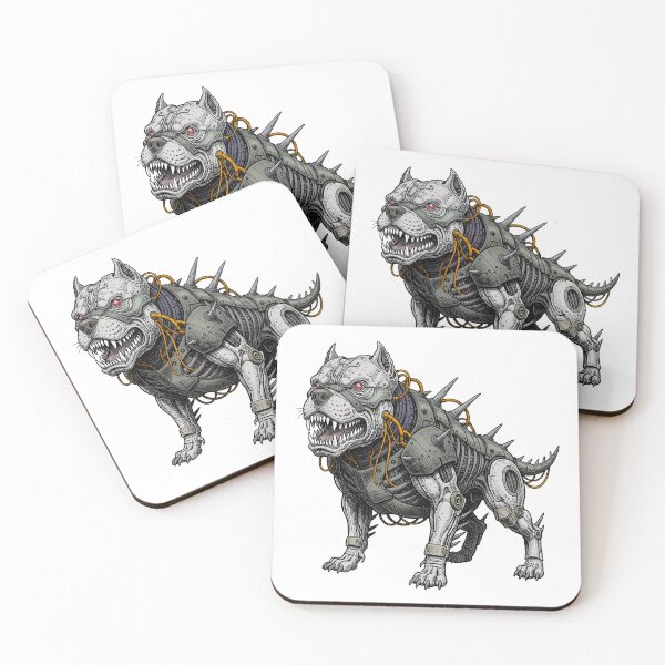 Item preview, The Cybernetic Pit Bull designed and sold by krabbaraban.