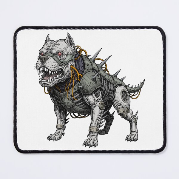 Item preview, The Cybernetic Pit Bull designed and sold by krabbaraban.