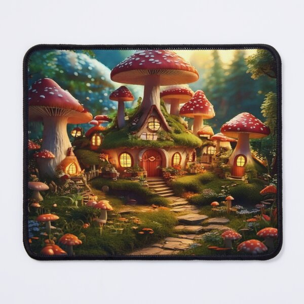 Item preview, Lifestyle Hub: Whimsical Mushroom Houses in a Cozy Gnome Village designed and sold by M&M Lifestyle Hub.