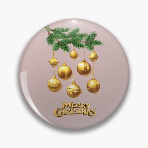 Item preview, Merry Christmas baubles on a spruce branch seasonal graphics designed and sold by JaroDesign2023.