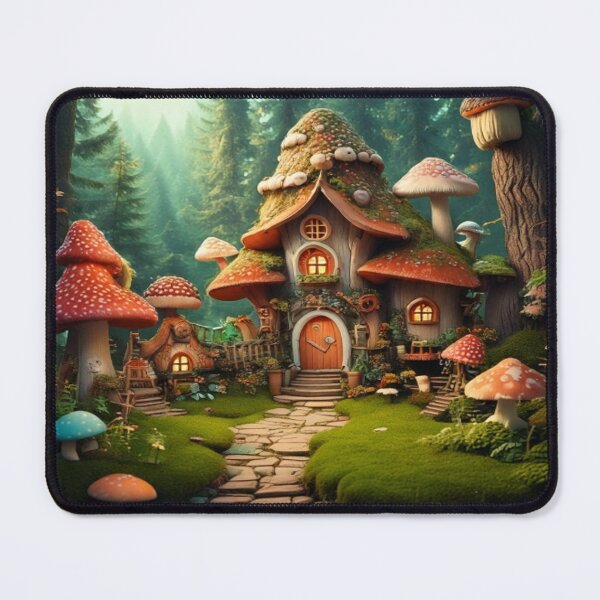 Item preview, Lifestyle Hub: Fantasy Woodland Village with Mushroom Cottages designed and sold by M&M Lifestyle Hub.