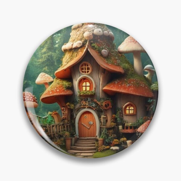 Item preview, Lifestyle Hub: Fantasy Woodland Village with Mushroom Cottages designed and sold by M&M Lifestyle Hub.