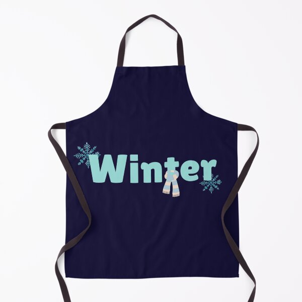 Item preview, Winter Snowflake & Scarf Typography Design designed and sold by ARTDXB.