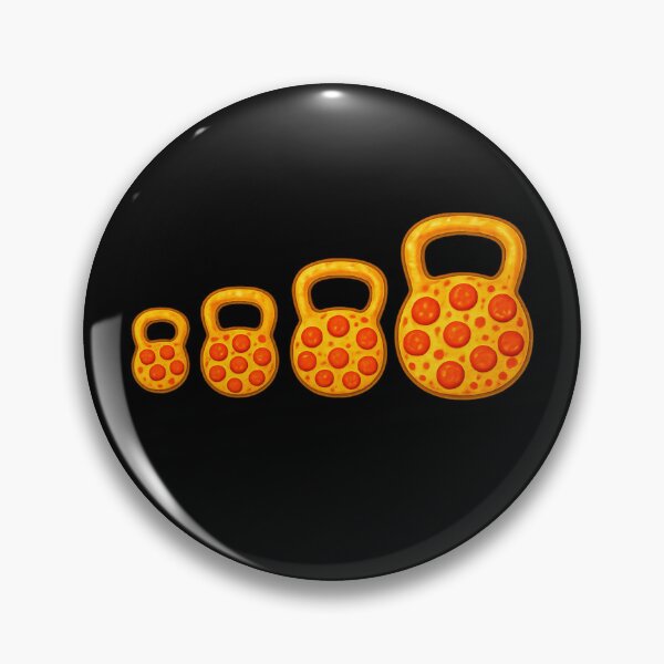Item preview, Kettlebell Patterns Pizza designed and sold by LookARTIST.