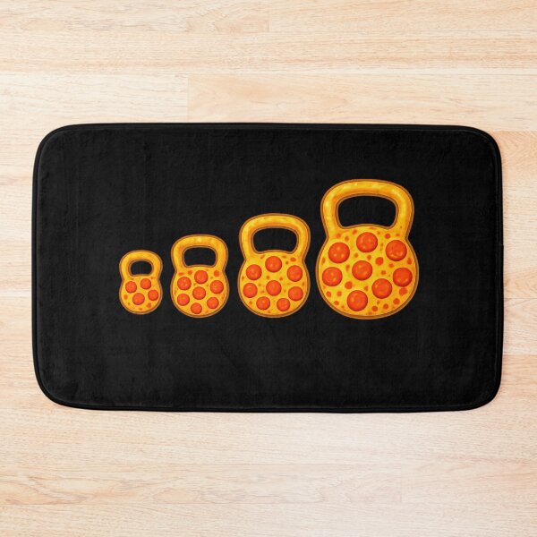 Item preview, Kettlebell Patterns Pizza designed and sold by LookARTIST.