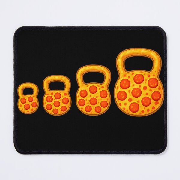 Item preview, Kettlebell Patterns Pizza designed and sold by LookARTIST.