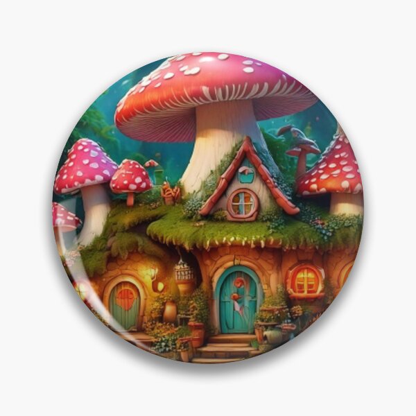 Item preview, Lifestyle Hub: Enchanted Forest Gnome Village with Mushroom Homes designed and sold by M&M Lifestyle Hub.