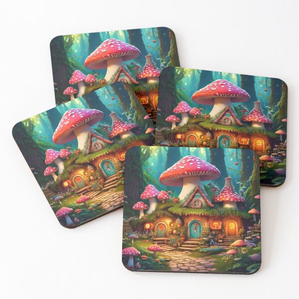 Item preview, Lifestyle Hub: Enchanted Forest Gnome Village with Mushroom Homes designed and sold by M&M Lifestyle Hub.