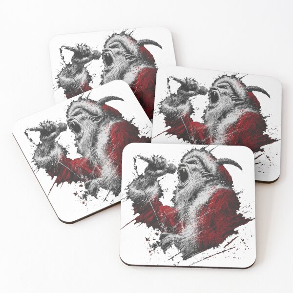Item preview, Metal Santa Goat Singing designed and sold by Adronia.